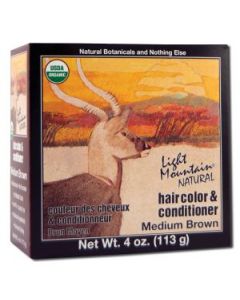Natural Hair Color and Conditioner Medium Brown
