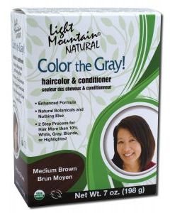 Color the Gray Natural Haircolor and Conditioner Medium Brown