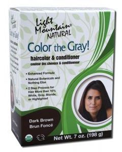 Color the Gray Natural Haircolor and Conditioner Dark Brown